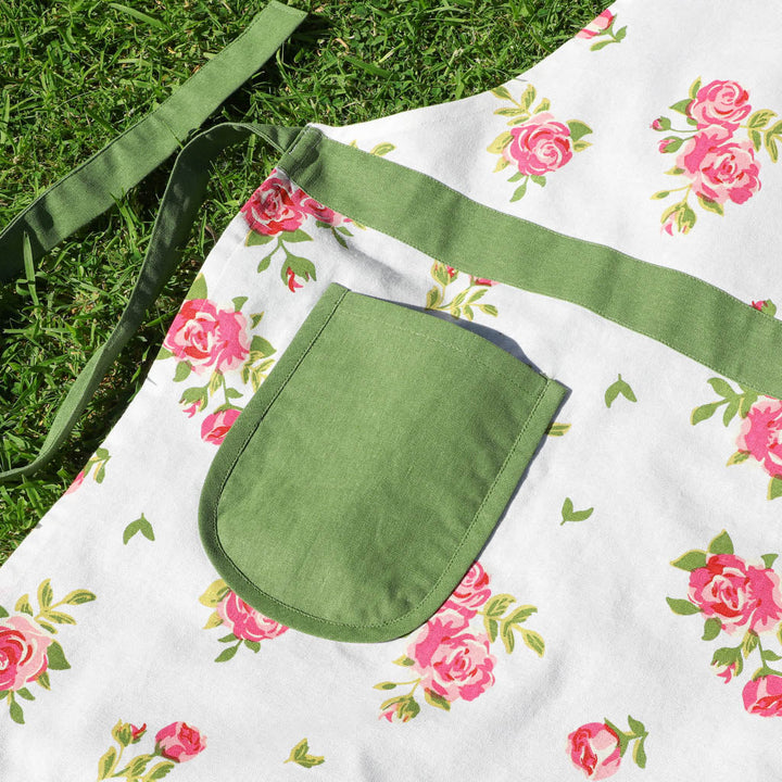 Helmsley Blush Floral Print Gardening Apron