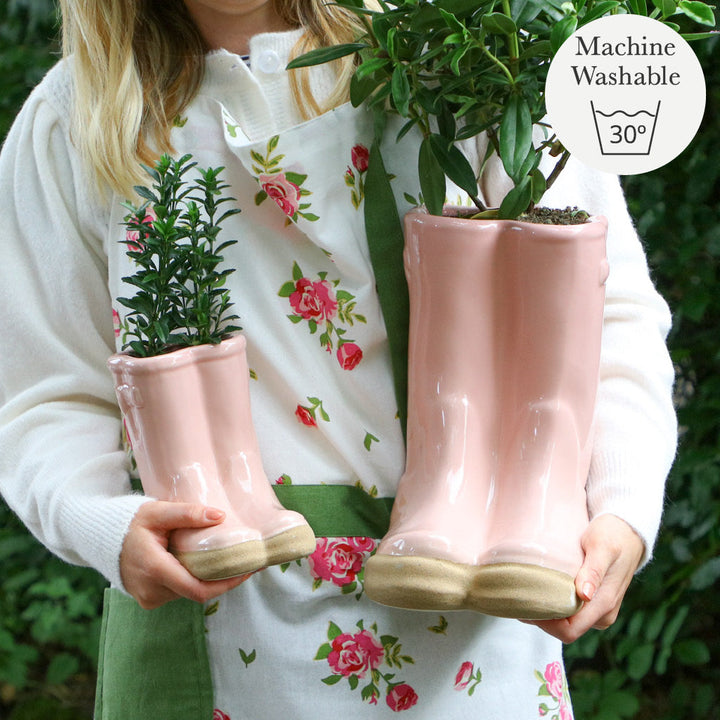 Helmsley Blush Floral Print Gardening Apron