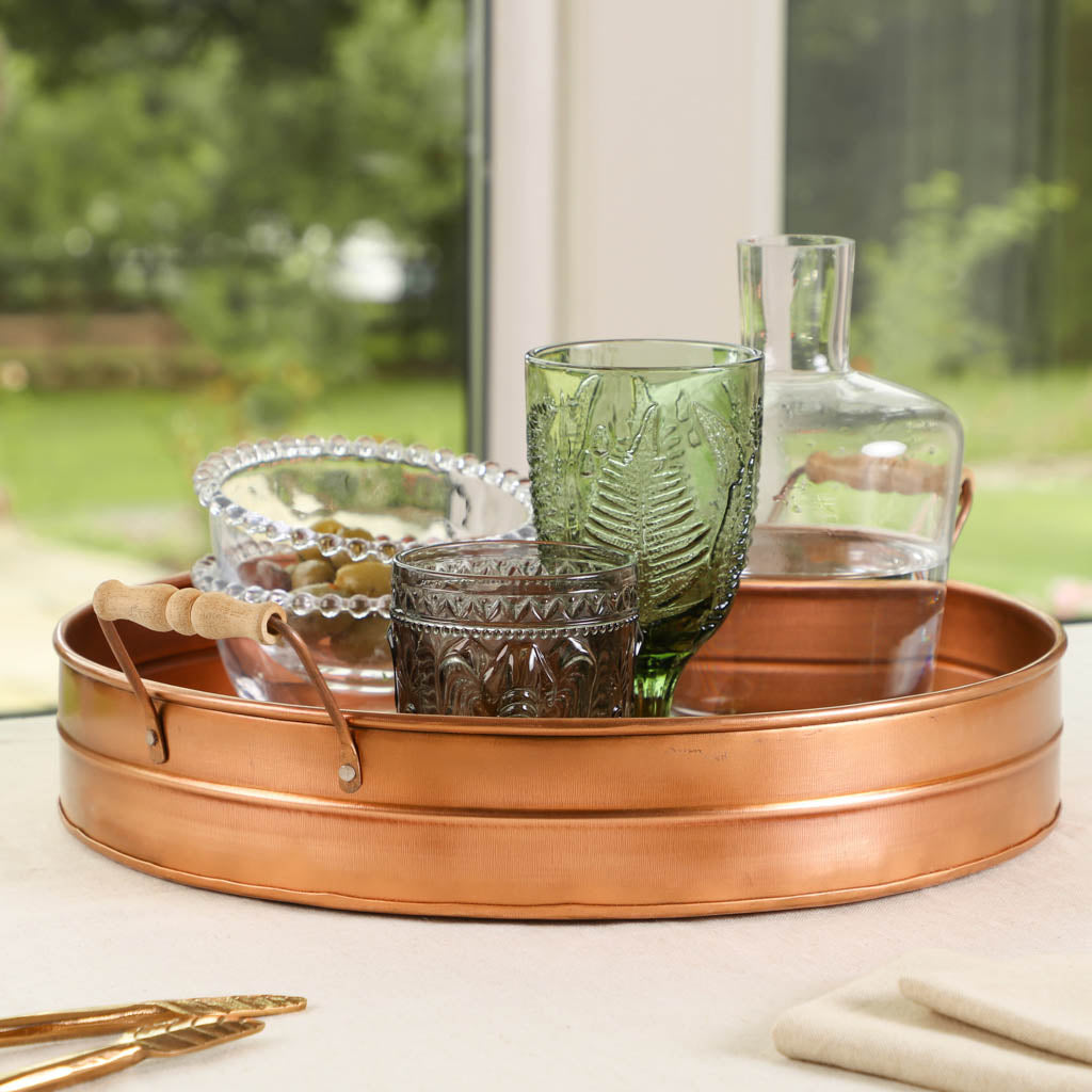 Copper Bar Tray Anniversary Gift