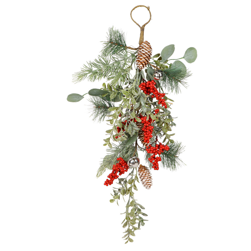 Jingle Bell Red Berry Swag