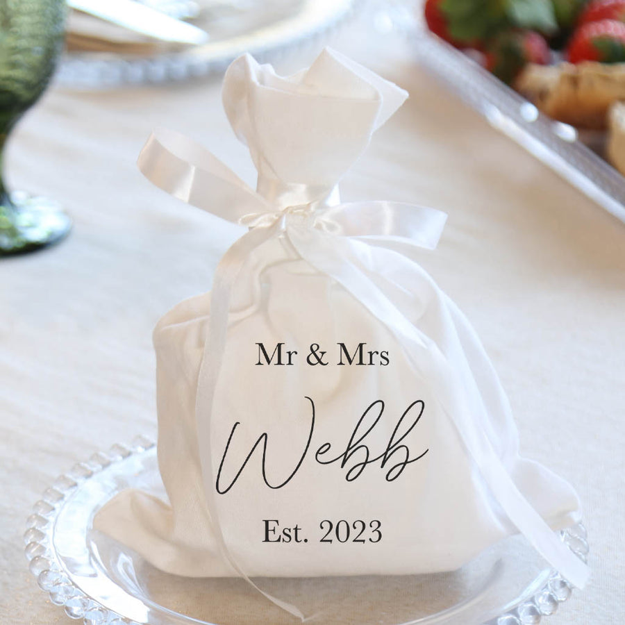 wedding table favours