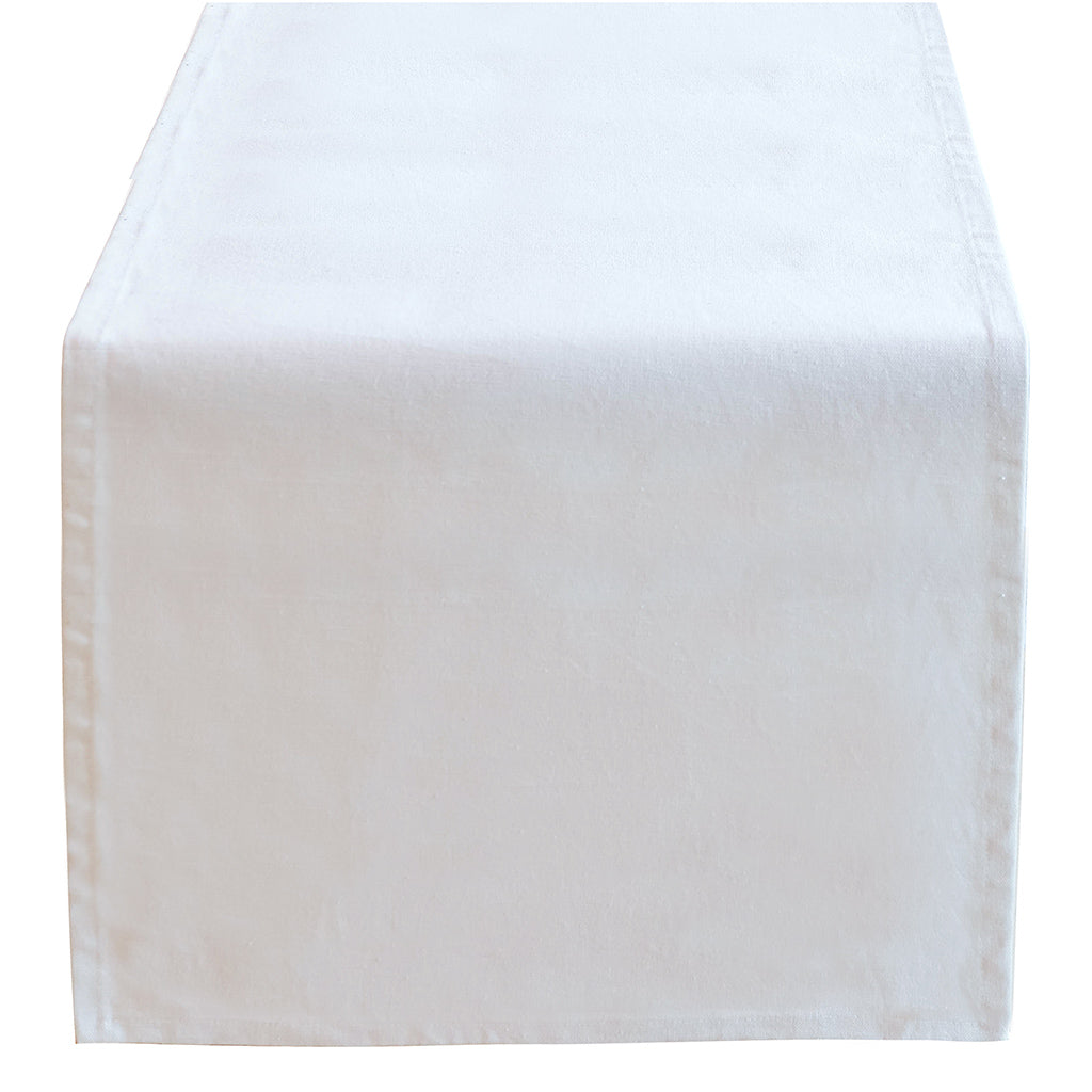 Plain Cotton Table Runner