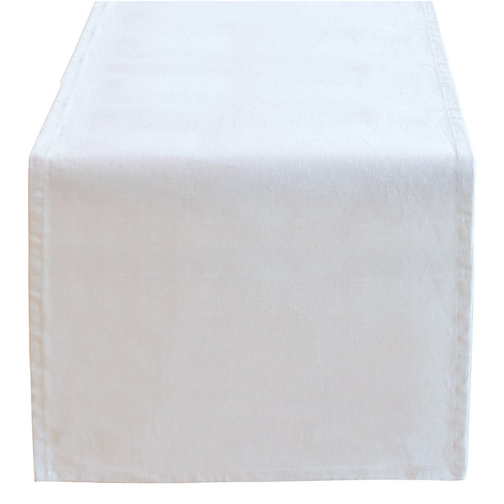Plain Cotton Table Runner