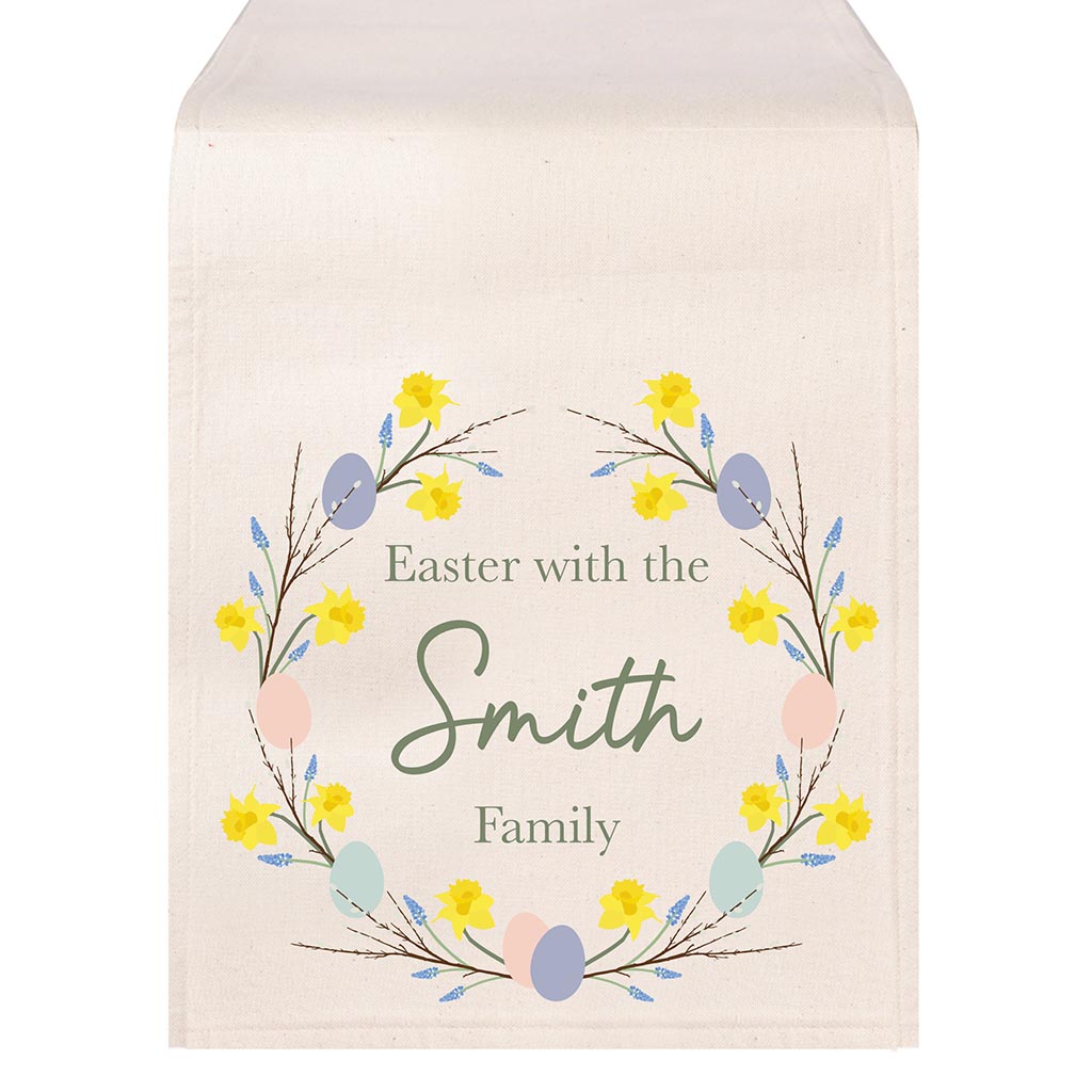 personalised table runner