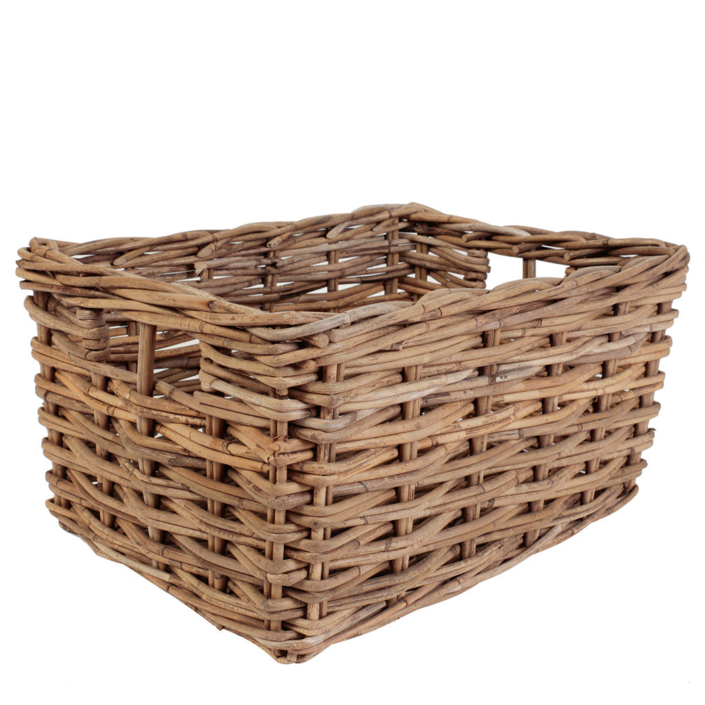 large rattan basket 
