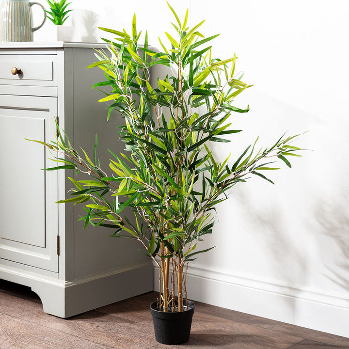 faux potted plant