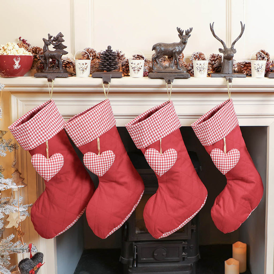 Four Hanging Stockings Large