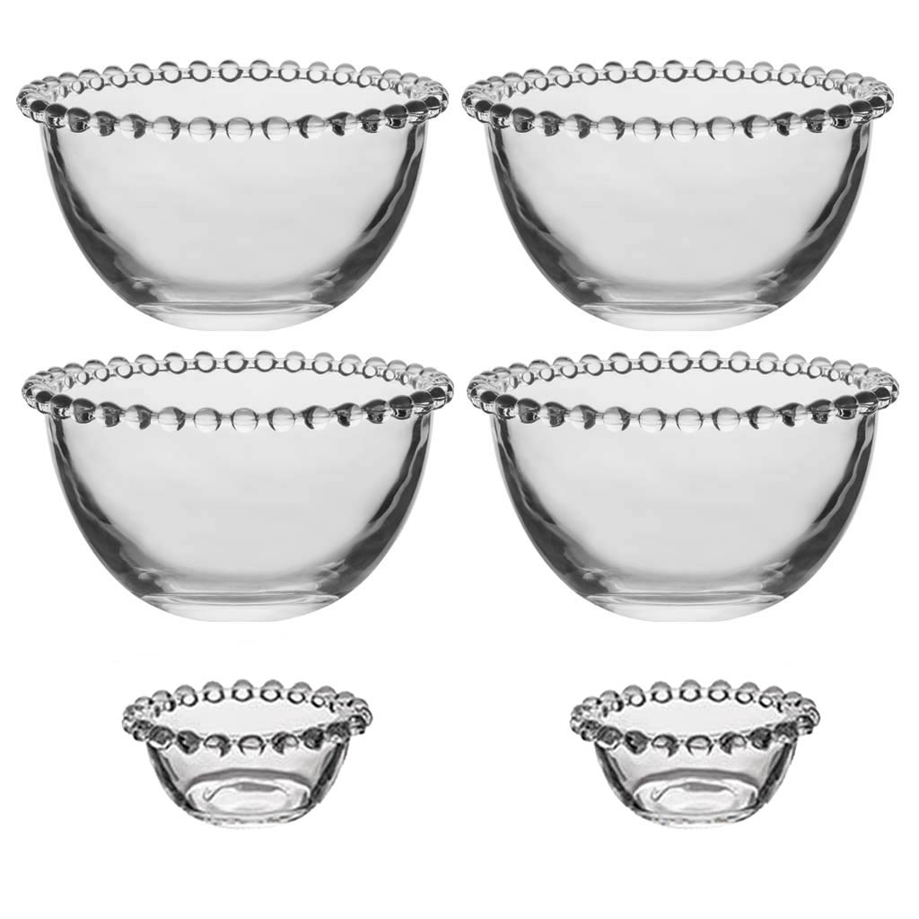 Bella Perle Bowl Set with Matching Dip Bowls