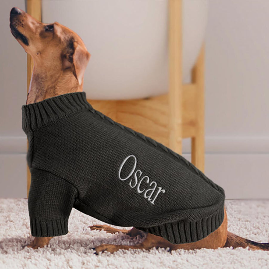 personalised dog jumper