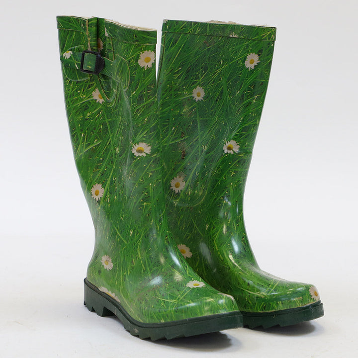 Floral Wellington Boots