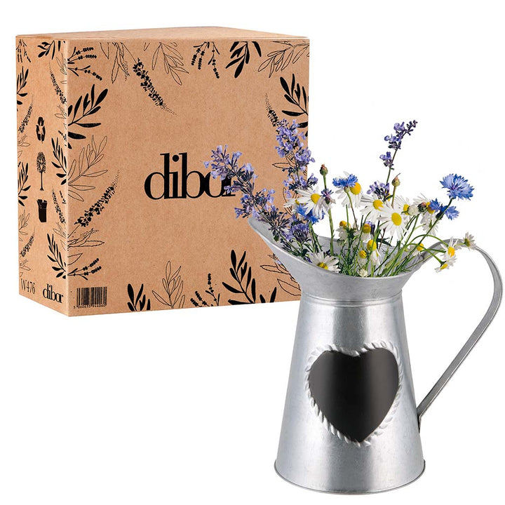 Personalised Tin Heart Pitcher Jug