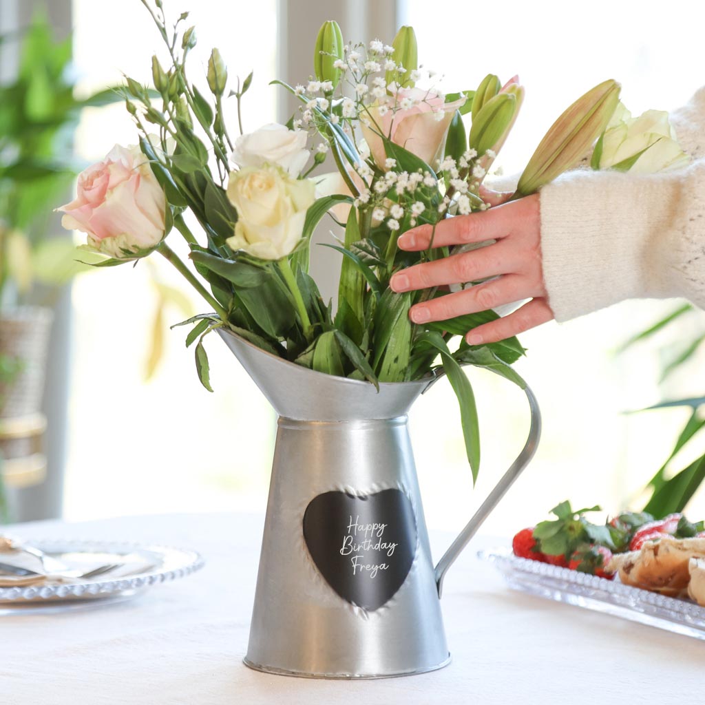 Personalised Tin Message Jug