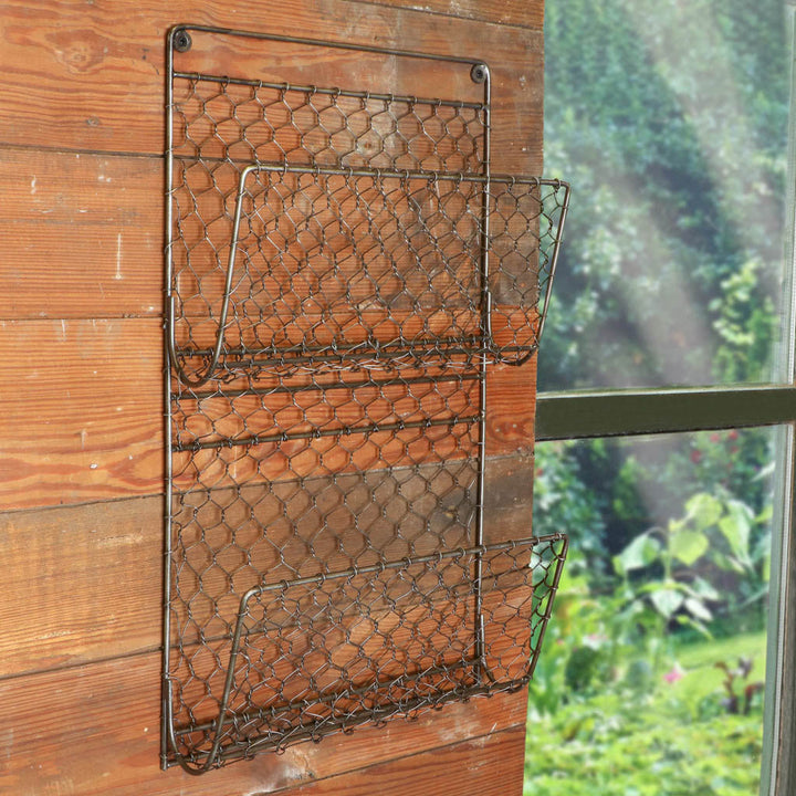Wall Mounted Garden Shed Tool Storage Rack