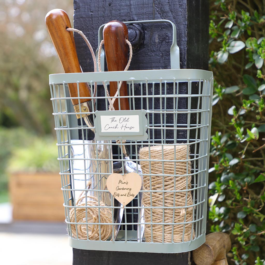 Garden storage hanging basket
