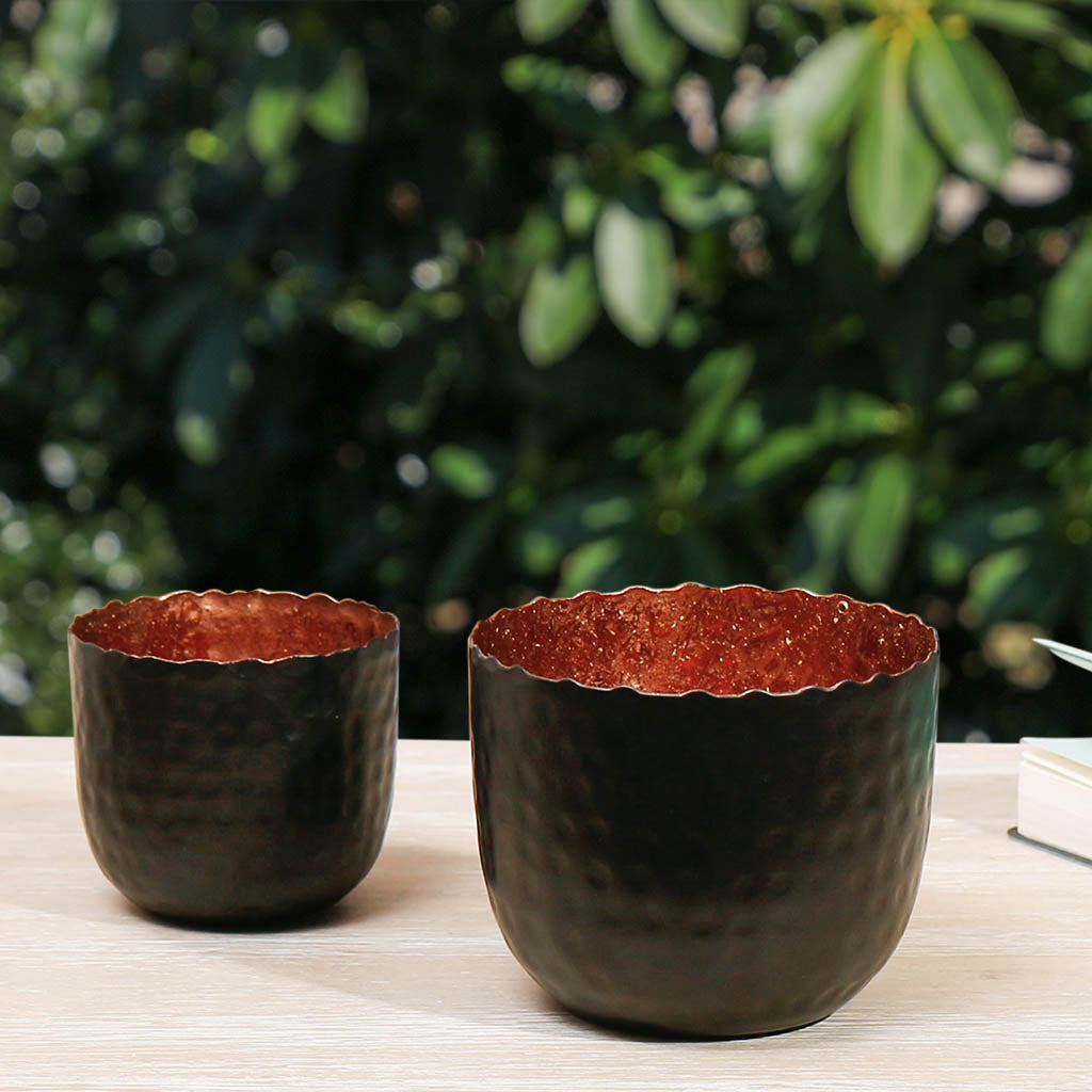 Cosy Copper Candle Display